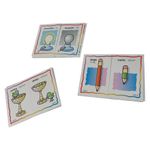 Juego Memoria de los Opuestos Metta con 50 Tarjetas