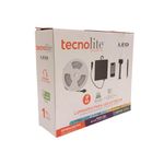 Tira LED TecnoLite IP44 para Exterior con Panel Solar y Control