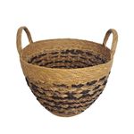 Set de 3 Canastas Cónicas Tejido Natural