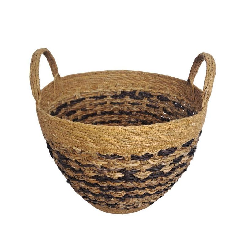 Set de 3 Canastas Cónicas Tejido Natural