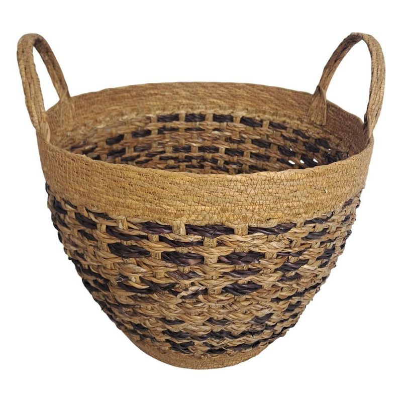 Set de 3 Canastas Cónicas Tejido Natural