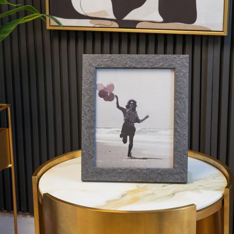 Marco Decorativo Negro Texturizado