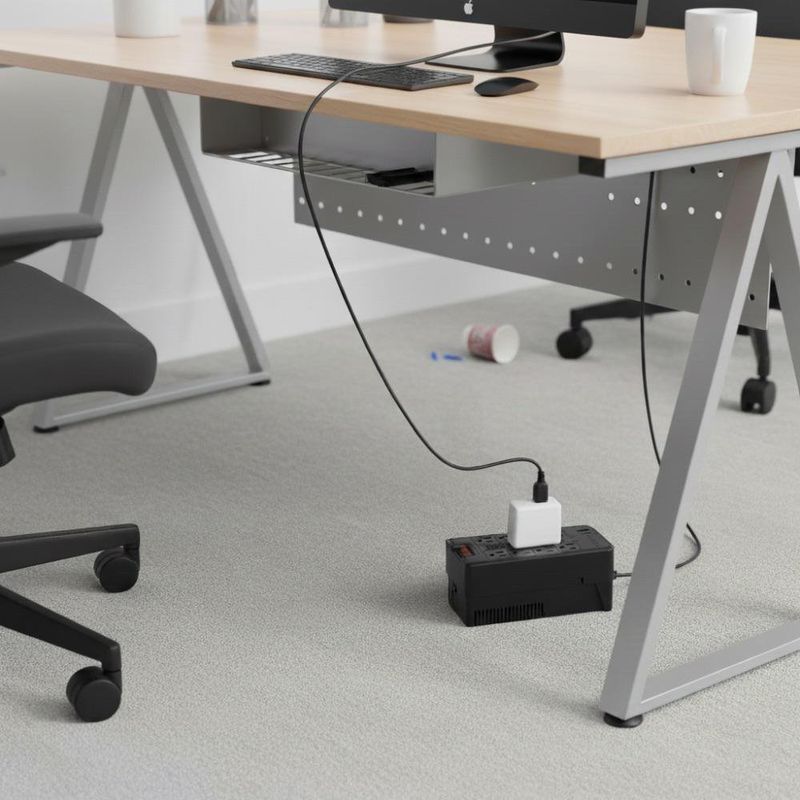 Regulador Automático de Voltaje de 8 Entradas 1200VA/600 W