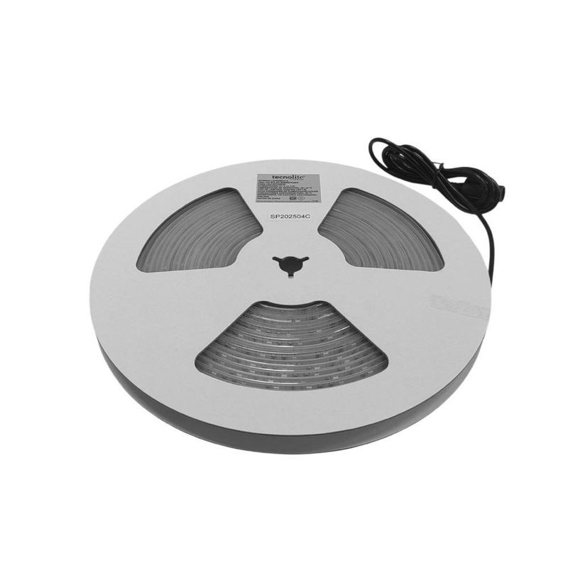 Tira LED TecnoLite RGB IP44 para Exterior con Panel Solar y Control