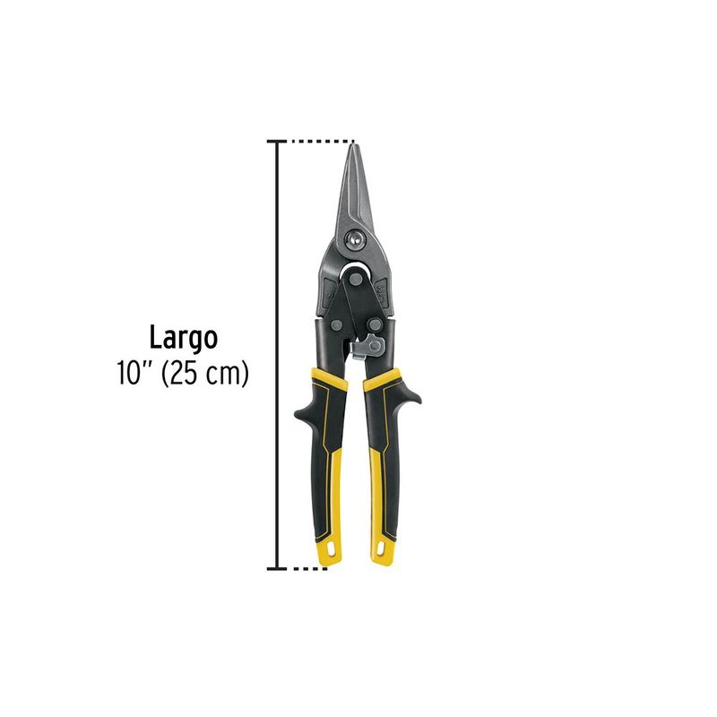 Tijera para Corte de Metales Aviación Recta 10 Plg