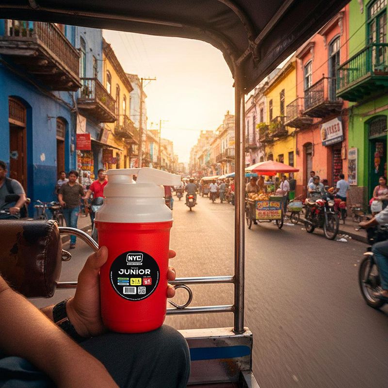 Termo Plástico 1 Litro - Colores Surtidos