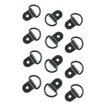 Anclaje Reforzado D-Ring para Red de Carga 1.5 Toneladas 12 Unidades