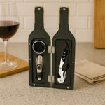 Set de Accesorios para Vino con Estuche de Botella