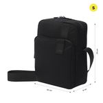 Bolso Crossbody Porta Tablet de 10 Plg Drill Negro