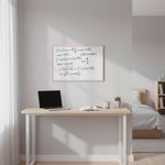 Pizarra Acrilica Marco de Madera 40 x 60 cm