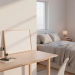 Pizarra Acrilica Marco de Madera 40 x 60 cm