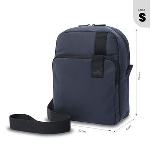 Bolso Crossbody Porta Tablet de 10 Plg Drill Azul