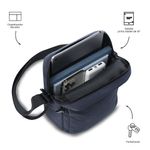 Bolso Crossbody Porta Tablet de 10 Plg Drill Azul