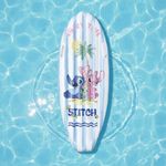 Flotador Inflable Estilo Tabla de Surf Diseño Stitch 112 x 40 x 10 Cm