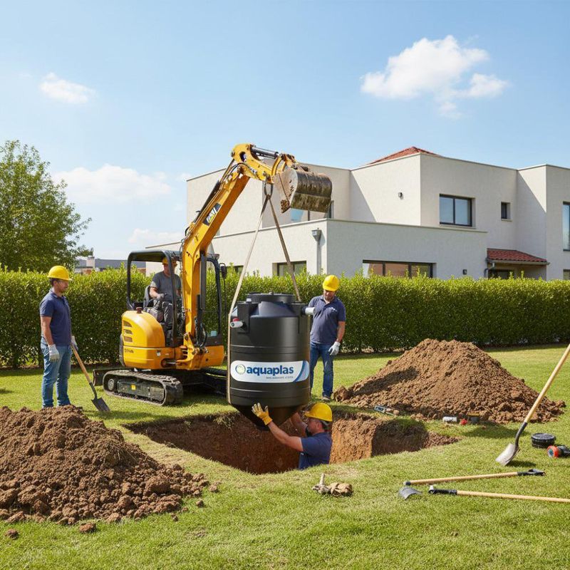 Biodigestor 1,300 Litros 1.94 Metros