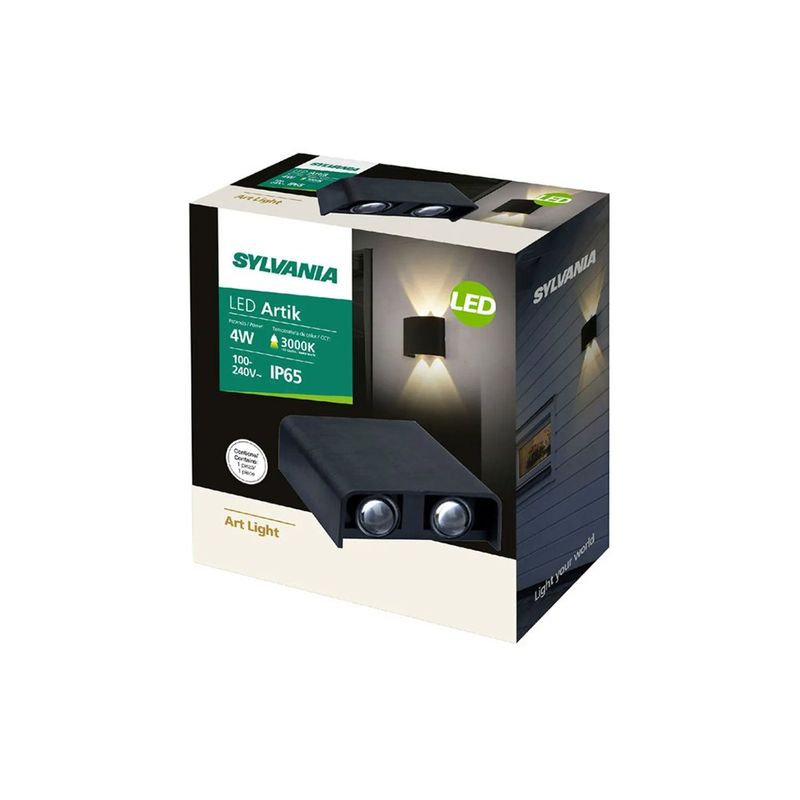 Lámpara Exterior para Pared LED de 4W Modelo Artik