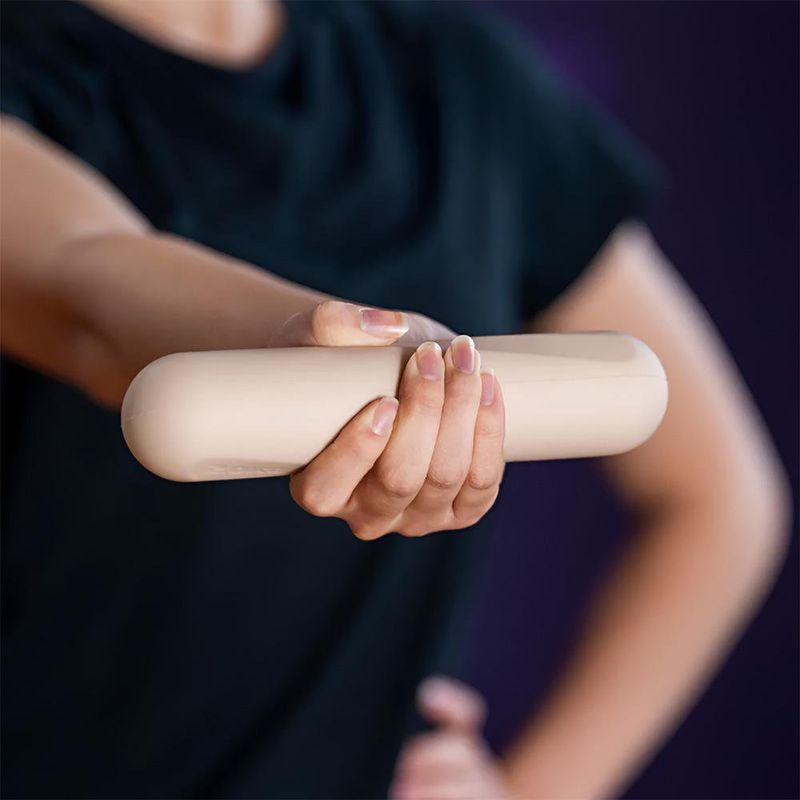 Dumbbell de Neopreno Sportmec de 2 kg Color Beige