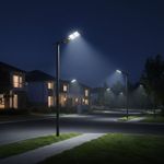 Lámpara Solar para Iluminación Exterior LED Tipo Street 100W Automía 8-12 Horas