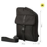 Bolso Mediano Crossover Porta Tablet 10 Plg TTB Color Negro