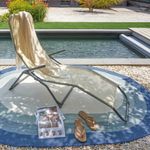 Silla Asoleadora Reclinable Kroma Beige