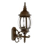 Farol para Pared Base E27 para Exterior Siena Negro