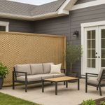 Celosia Tratada Cerrada Cuadrada de 4 x 8 Pies