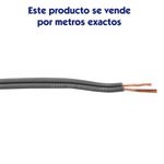 Cable Paralelo SPT de 2 x 12 Awg Color Gris
