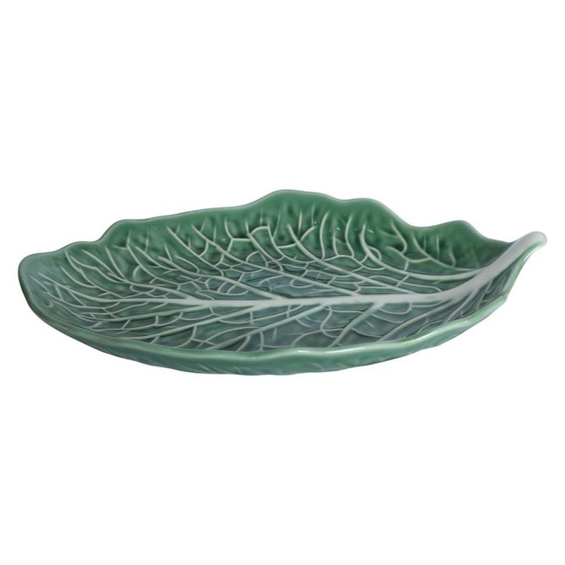 Bandeja con Diseño de Hoja de Repollo