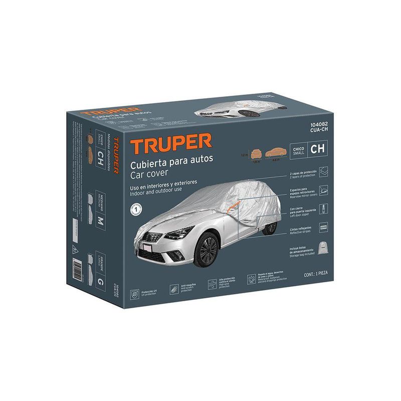 Cobertor para Autos Talla S para Uso Interior y Exterior - Truper