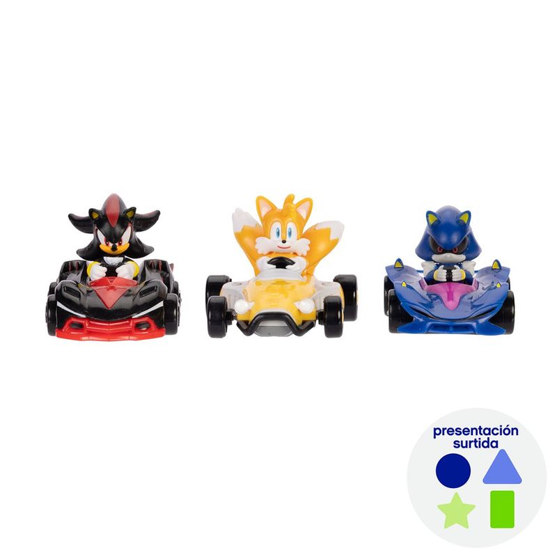 Vehículo Die Cast Sonic 1:64 - Presentación Surtida