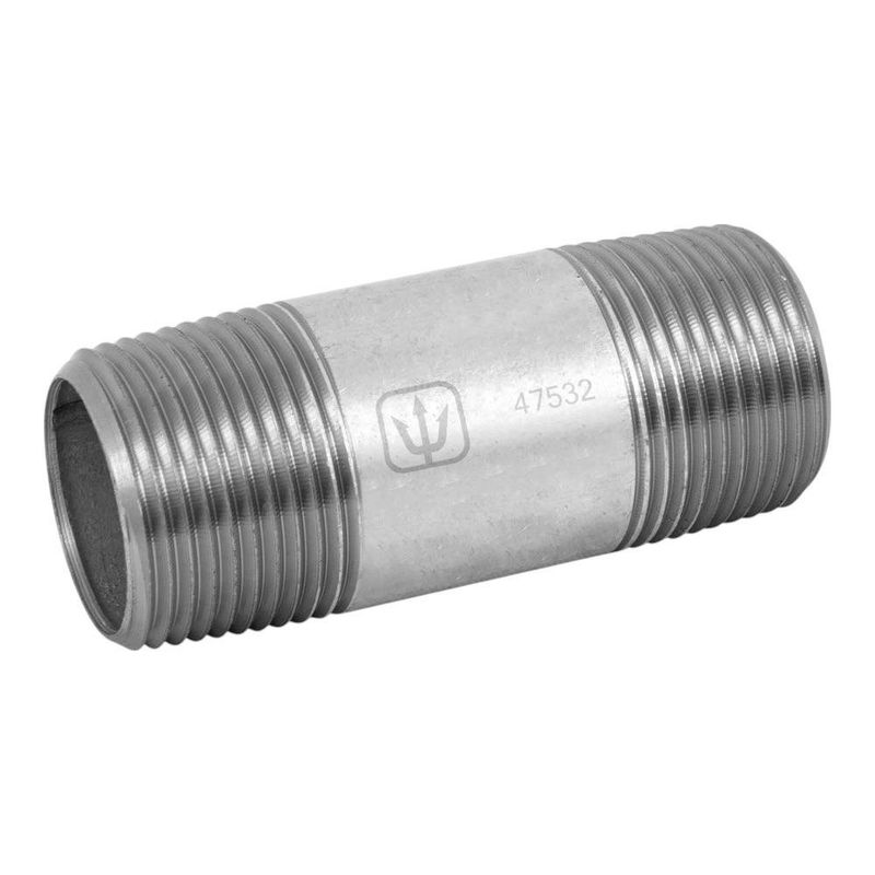 Niple Galvanizado con Rosca de 1 plg x 3 plg