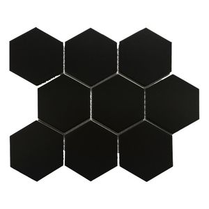 Malla Decorativa Hexa de 29 x 25 cm Color Negro
