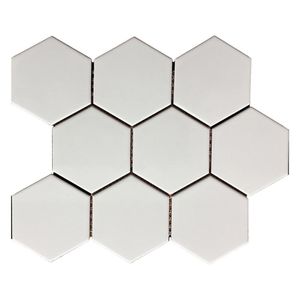 Malla Decorativa Hexa de 29 x 25 cm Color Blanco