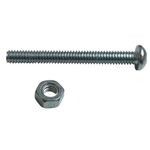 Set de 6 Tornillos para Estufa Cabeza Redonda 8/32 x 1 1/2 con Tuerca