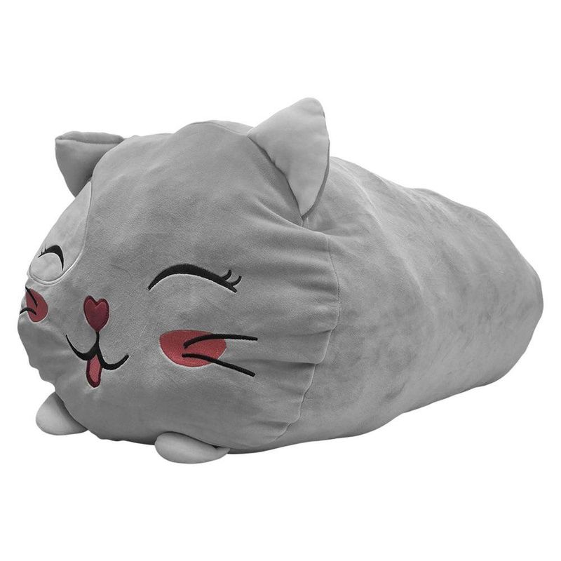 Cojín XXL Gato Gris Súper Suave