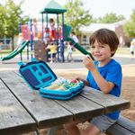 Lonchera Infantil Bentgo Kids con Compartimentos Color Azul