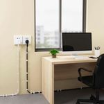 Grapa Blanca con Clavo de 10 mm 20 Unidades para Cable Redondo