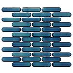 Malla Decorativa Clay de 30 x 30 cm Color Azul