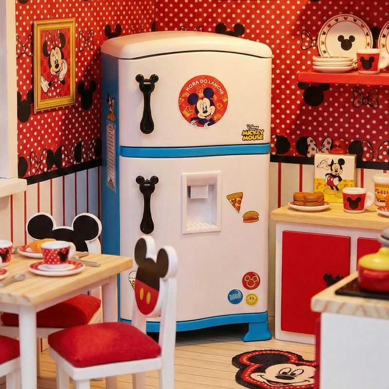 Refrigerador Infantil Petit Chef Mickey con Accesorios