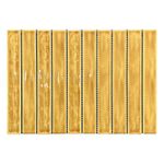 Malla Decorativa Bamboo de 21 x 31 cm Color Amarillo