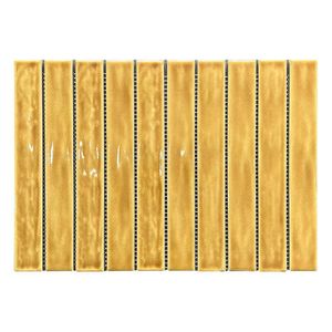 Malla Decorativa Bamboo de 21 x 31 cm Color Amarillo