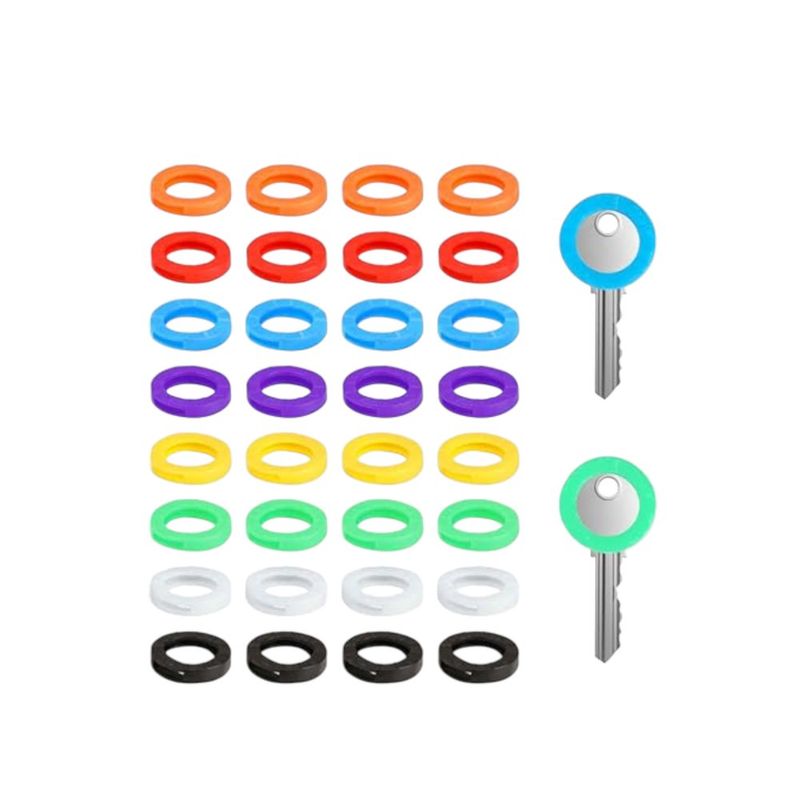 Anillo Plástico para Identificar Llaves Colores Surtidos Bolsa de 10 Unidades