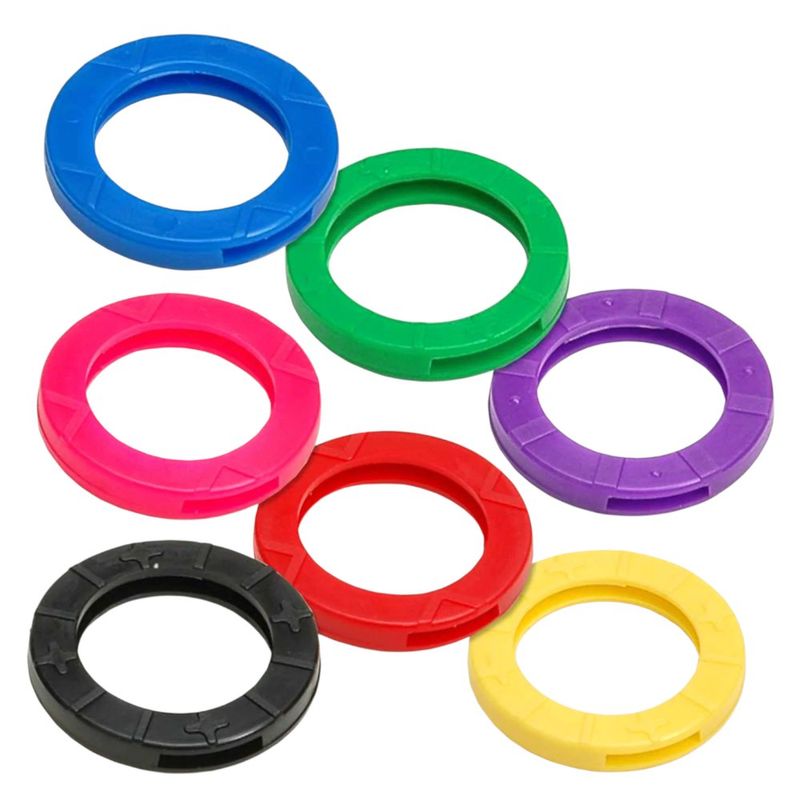 Anillo Plástico para Identificar Llaves Colores Surtidos Bolsa de 10 Unidades
