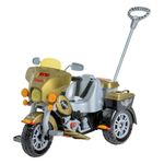 Motocicleta Infantil Tipo Triciclo Color Negro con Empujador