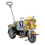 Motocicleta Infantil Tipo Triciclo Color Negro con Empujador