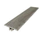 Moldura Tipo T SPC de 4.5 x 240 cm Alto 0.6 cm Color Gris