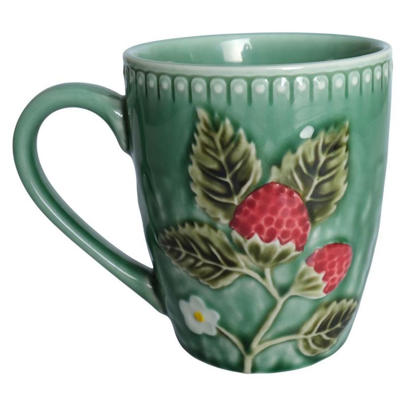 Taza con Diseño Fresas de 12 Onzas