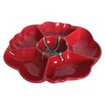 Boquitero con 5 Divisiones Diseño Pimiento Rojo