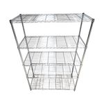 Estante Cromado de 5 Niveles de 45 x 120 x 190 cm 1750 lb