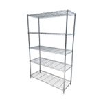 Estante Cromado de 5 Niveles de 45 x 120 x 190 cm 1750 lb